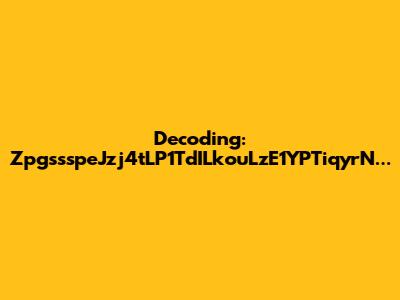 Decoding: ZpgssspeJzj4tLP1TdILkouLzE1YPTiqyrN...