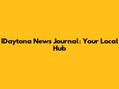 IDaytona News Journal: Your Local Hub