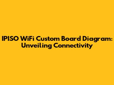 IPISO WiFi Custom Board Diagram: Unveiling Connectivity