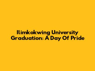 Ilimkokwing University Graduation: A Day Of Pride
