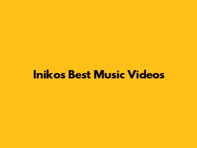 Iniko's Best Music Videos