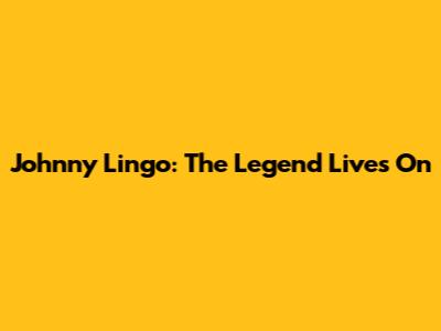 Johnny Lingo: The Legend Lives On