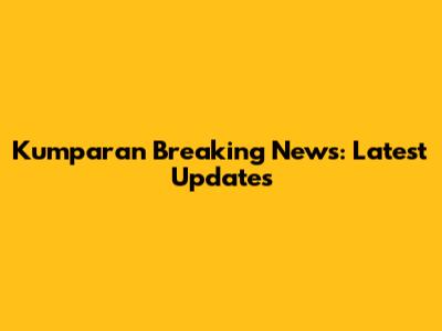 Kumparan Breaking News: Latest Updates