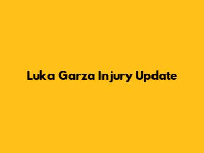 Luka Garza Injury Update