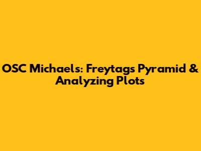 OSC Michael's: Freytag's Pyramid & Analyzing Plots