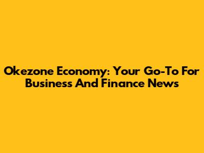 Okezone Economy: Your Go-To For Business And Finance News