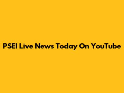 PSEI Live News Today On YouTube