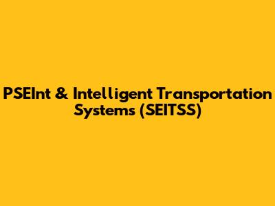 PSEInt & Intelligent Transportation Systems (SEITSS)