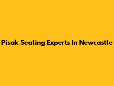 Pisak Sealing Experts In Newcastle