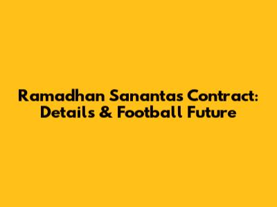 Ramadhan Sananta's Contract: Details & Football Future